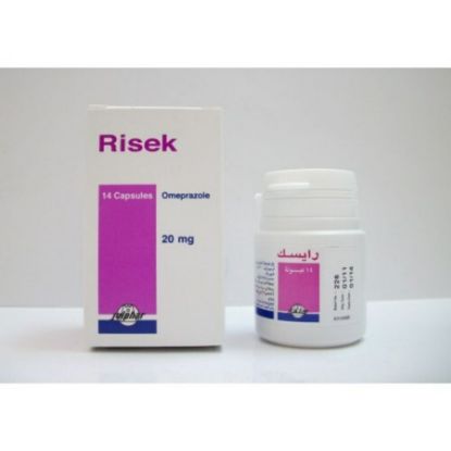 Picture of RISEK 20 MG 14 CAP