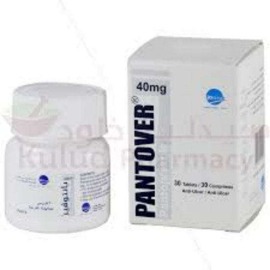 Picture of PANTOVER 40MG 30 TAB