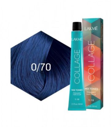 Picture of LAKME COLLAGE PERMANENT HAIR COLOR - MIX TONES BLUE - 0/70