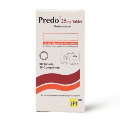 Picture of PREDO 25 MG 30 TAB