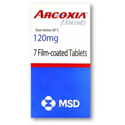 Picture of ARCOXIA 120 MG 7 TAB