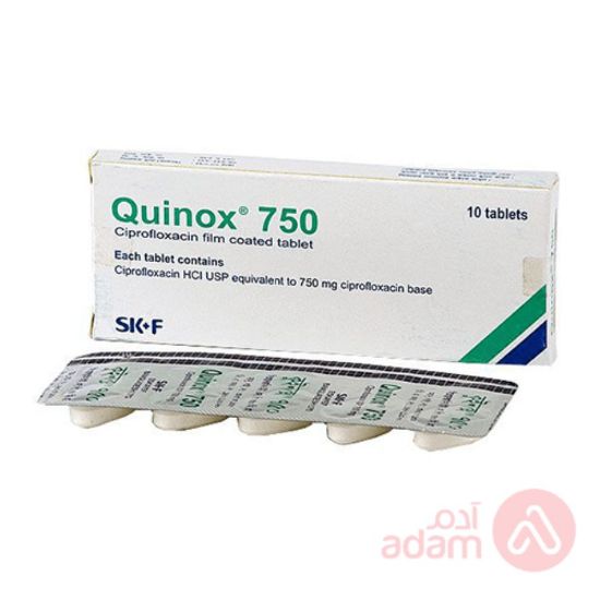 Picture of QUINOX 750 MG 10 TAB