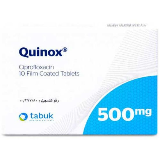 Picture of QUINOX 500 MG 10 TAB