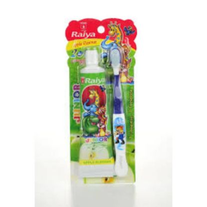 صورة رايا جونيور معجون اطفال بالتفاح مع فرشة