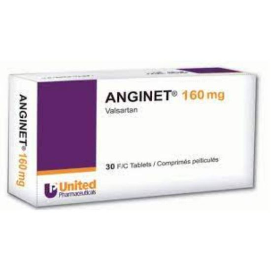 Picture of ANGINET 160 MG 30 TAB