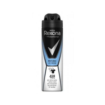 Picture of REXONA DEO SPRAY MEN INVISBLE BLACK + WHITE 150 ML 4444#
