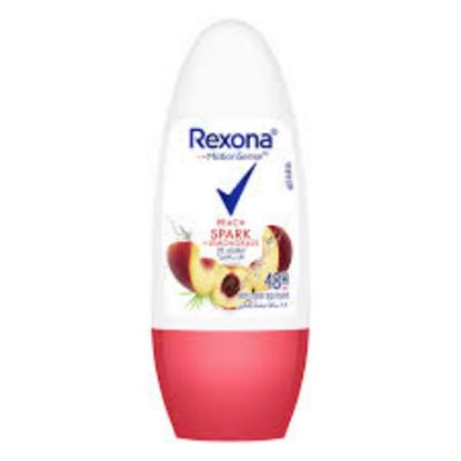 صورة ريكسونا مزيل عرق رول نسائي 50 مل الخوخ وعشبة الليمون