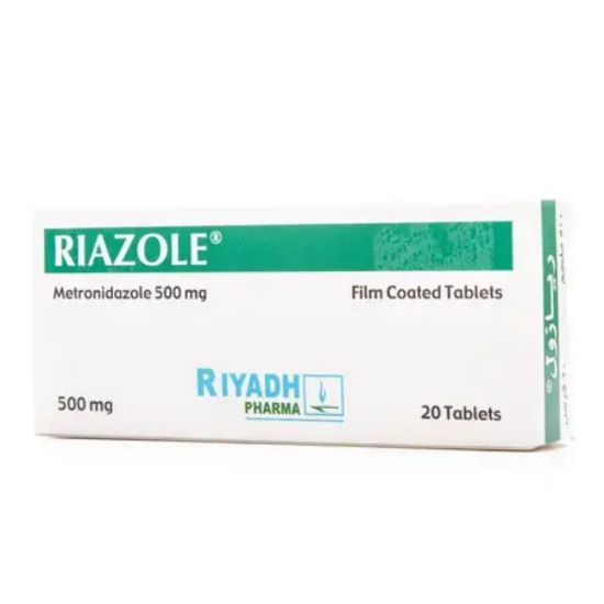 Picture of RIAZOLE 500 MG 20 TAB