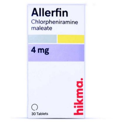 Picture of ALLERFIN  4MG 30 TAB