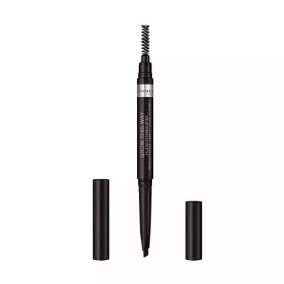 Picture of RML BROW THIS WAY 2IN1 FILLER & FIXER - BLACK DARK 8128