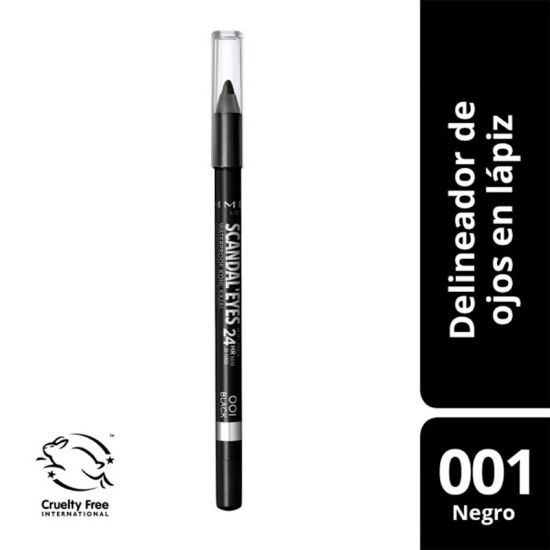 صورة Rimmel Scandaleyes Waterproof  Black Kohl Kajal No.001-9529