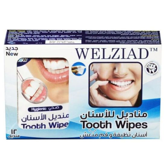 Picture of AL ARAYES TOOTH WIPES 12 PCS