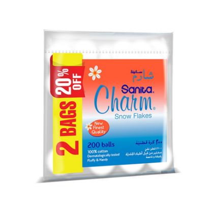صورة سانيتا شارم كرة قطن 100ج