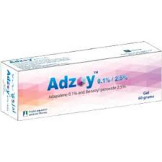 Picture of ADZOY 0.1 % & 2.5 % GEL 30GM
