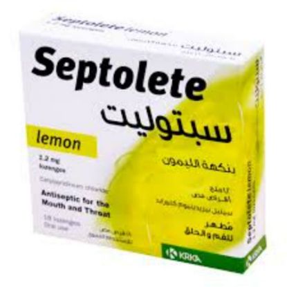 Picture of SEPTOLETE LEMON 1.2 MG 18 LOZENGES