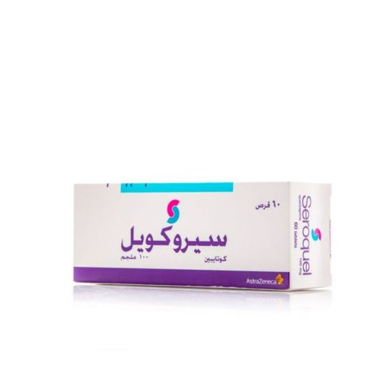 Picture of SEROQUEL 100 MG 60 TAB