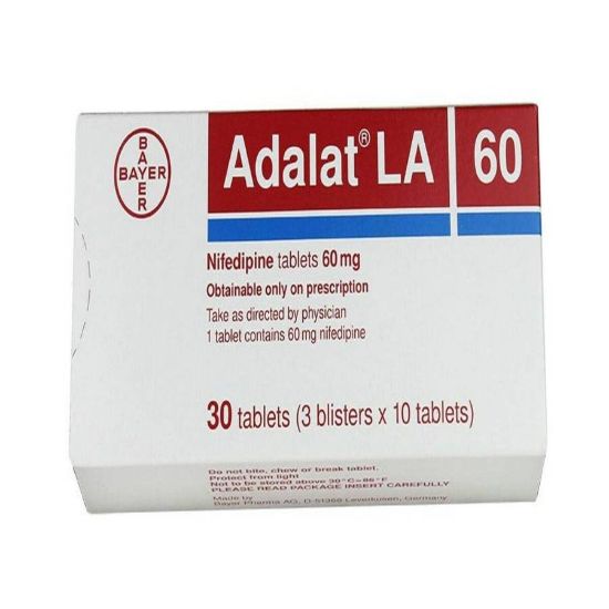 Picture of ADALAT LA 60MG 30TAB
