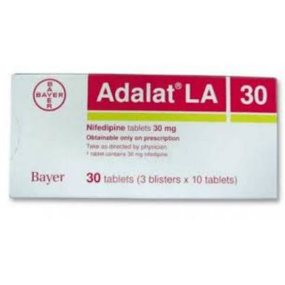 Picture of ADALAT LA 30 MG 30 TAB