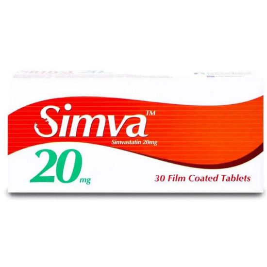Picture of SIMVA 20 MG 30 TAB