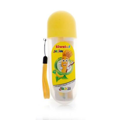 صورة سواك اف معجون اسنان