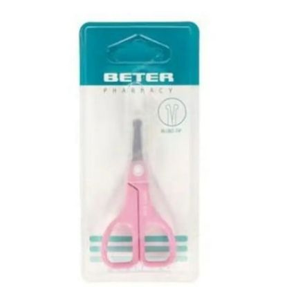 Picture of BETER 24154 BABY MANICURE SCISSORS,PLASTIC HANDLE.9,2 CM.*O