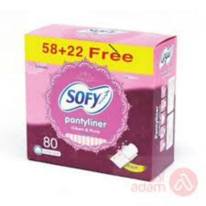 Picture of SOFY PANTY CLEAN&PURE FRESH 5X80 (58+22 FREE) OFFER 82130