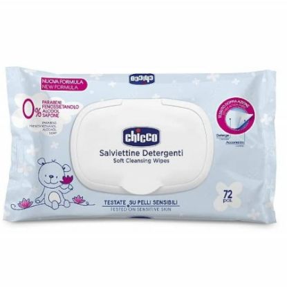 Picture of CHICCO CLEANSING WIPES 72 PCS 0182