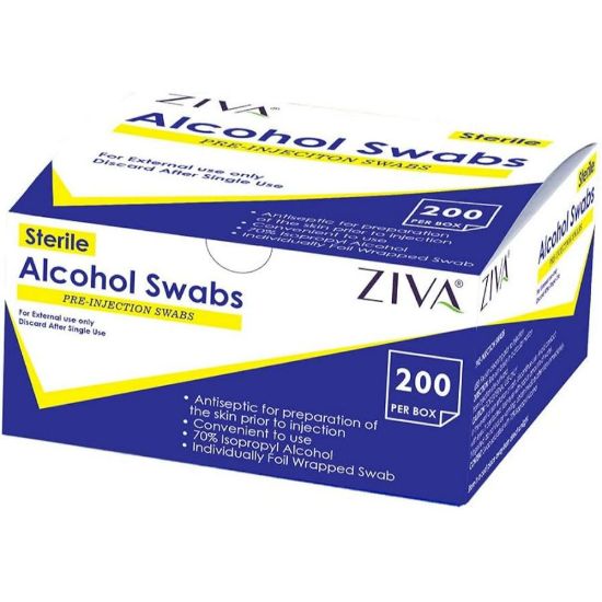 صورة ALCOHOL SWAB PADS MIX 200 PCS JAMA 0157