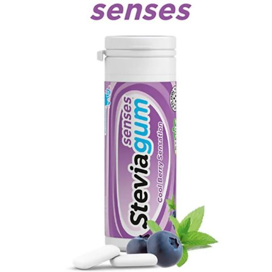 Picture of STEVIA GUM-SENSES BLUE BERRY MINT 30 G 9402