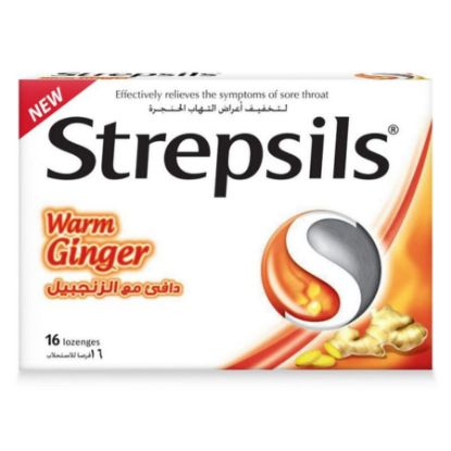 Picture of STREPSIL WARM GINGER 16 PCS