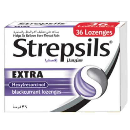 Picture of STREPSILS EXTRA 36 LOZENGES