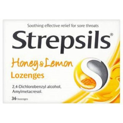 Picture of STREPSILS HONEY&LEMON 36 LONZENGES
