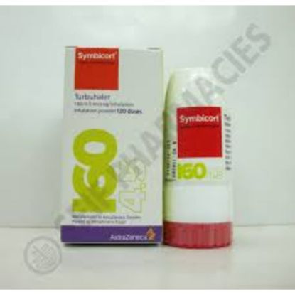 Picture of SYMBICORT TURBUHALER 160/4.5 MICR 120 DOSES