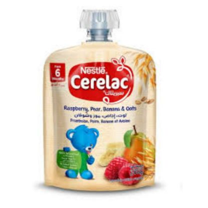 Picture of CERELAC RASPBERRY, PEAR , BANANA 16X90G - 70309