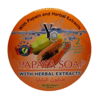 صورة صابون واى سى علب بالبابايا 100 جم