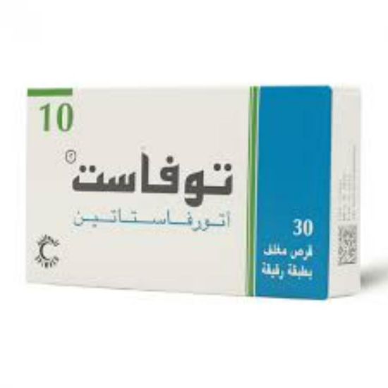 Picture of TOVAST 10 MG 30 TAB