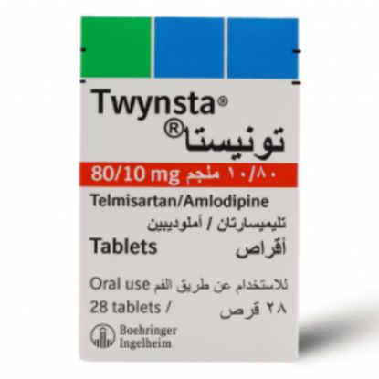 Picture of TWYNSTA  80 /  10  MG  #  28  TABLET