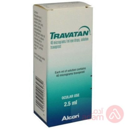 Picture of TRAVATAN 0.004 % 2.5 ML EYE DROPS