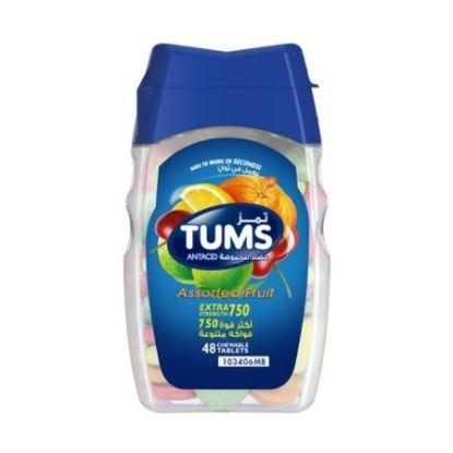 Picture of TUMS EXTRA STRENGTH 750 - 48 TAB