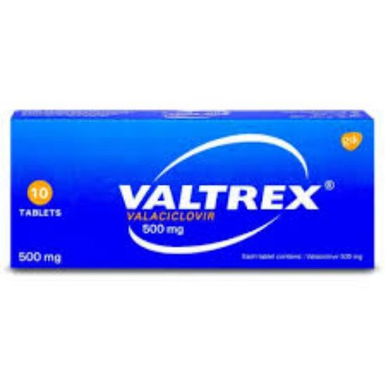 Picture of VALTREX 500 MG 10 TAB