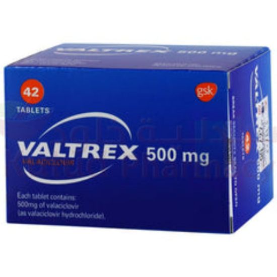 Picture of VALTREX 500 MG 42 TAB
