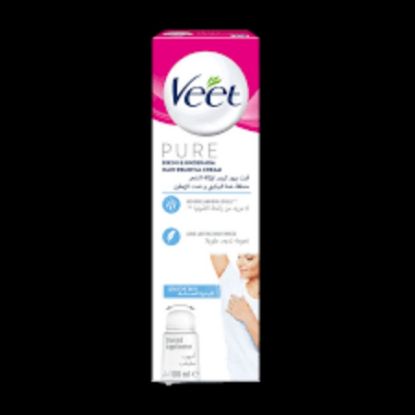 Picture of VEET PURE BIKINI &UNDERARM HAIR REMOVAL CREAM 100 ML 064