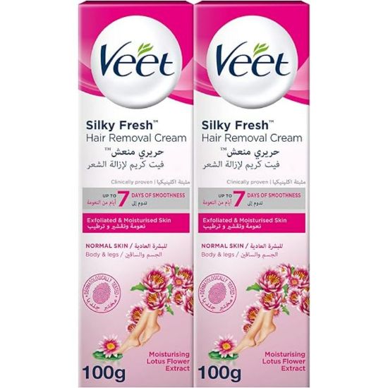 صورة Veet Hair Removal Cream Normal Skin 100Gm 2+1 Free