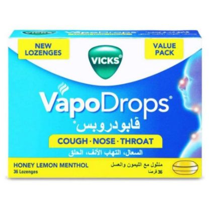 Picture of VICKS VAPODROPS HONEY LEMON 36 PCS
