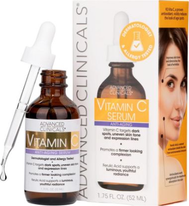 Picture of ADVANCED CLINICALS VITAMIN C SERUM ANTI-AGING52ML