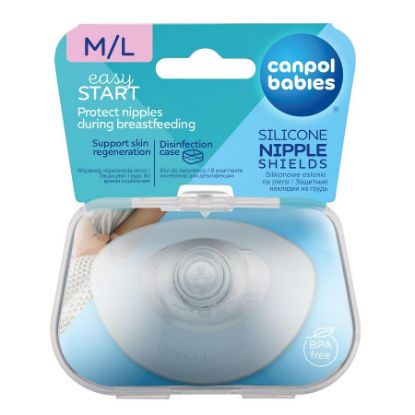 Picture of CANPOL BABIES EASY START NIPPLE PROTECTORS L 2 PCS18/603 030