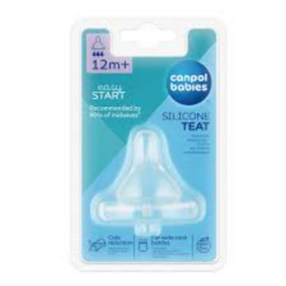 Picture of CANPOL BABIEAS EASYSTART SILICONE TEAT 6M+ 21/721 -7215