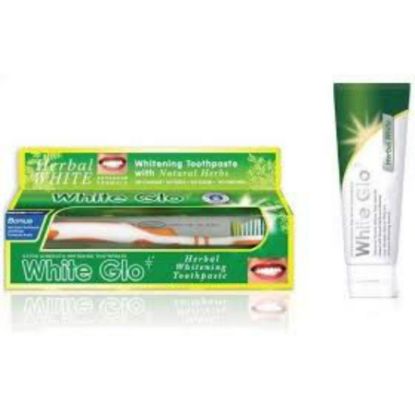 Picture of WHITE GLO HERBAL WHITENING T.P 150 G 100 ML + T.B 0264