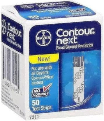 صورة ME0000012759SFDAA000 - كونتور نيكست شرائط اختبار جلوكوز الدم 50 شريط