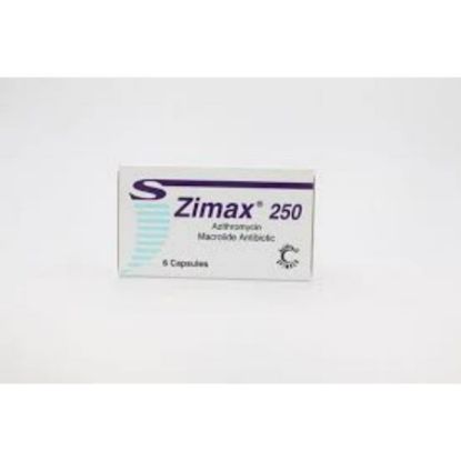 Picture of ZIMAX 250 MG 6 CAP